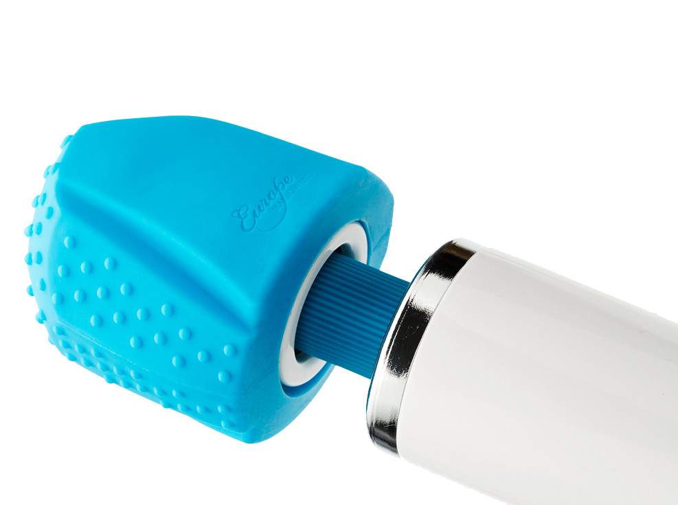 Genio opzetstuk van De Paarse Keizerin voor Europe Magic Wand Massager op witte achtergrond