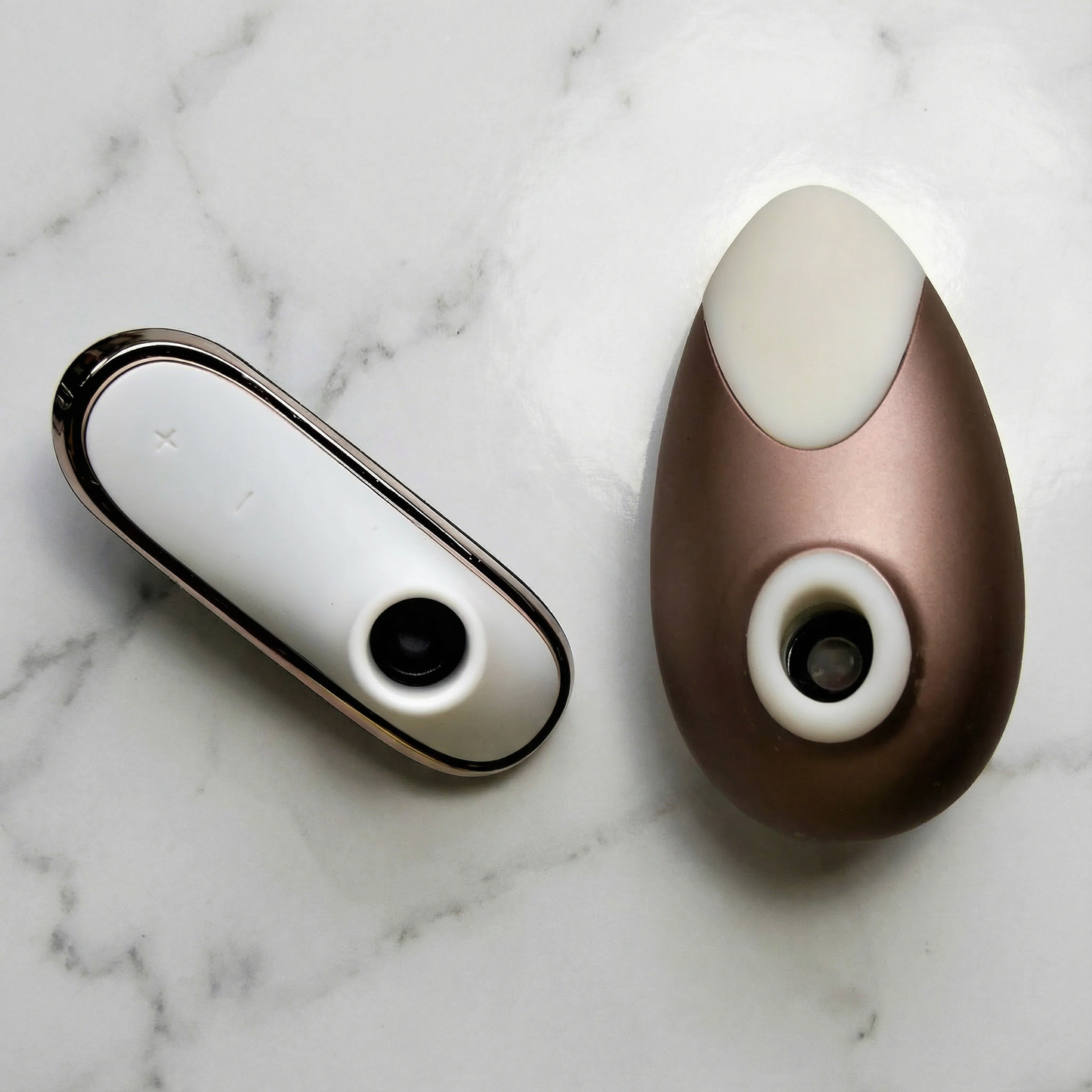 Close-up van bedieningsknoppen en premium siliconen materiaal van de Pro Traveler