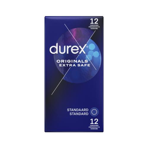 Durex Classic Natural condooms verpakking van 12 stuks op witte achtergrond