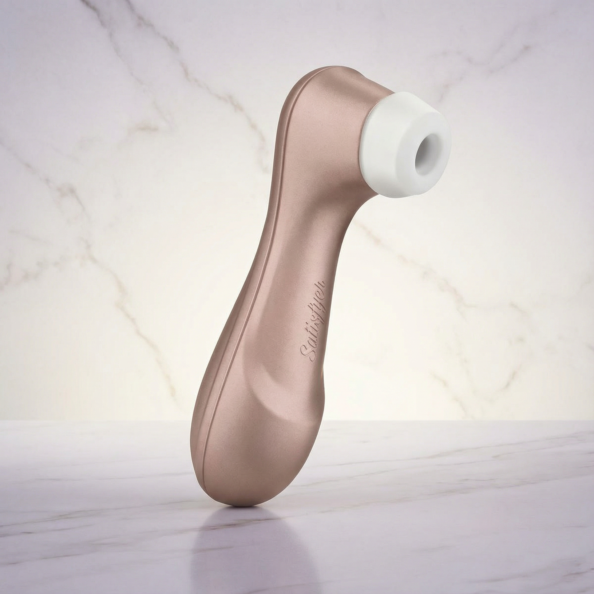 Satisfyer Pro 2 Next Generation vibrator met luchtdruktechnologie, vooraanzicht op witte achtergrond