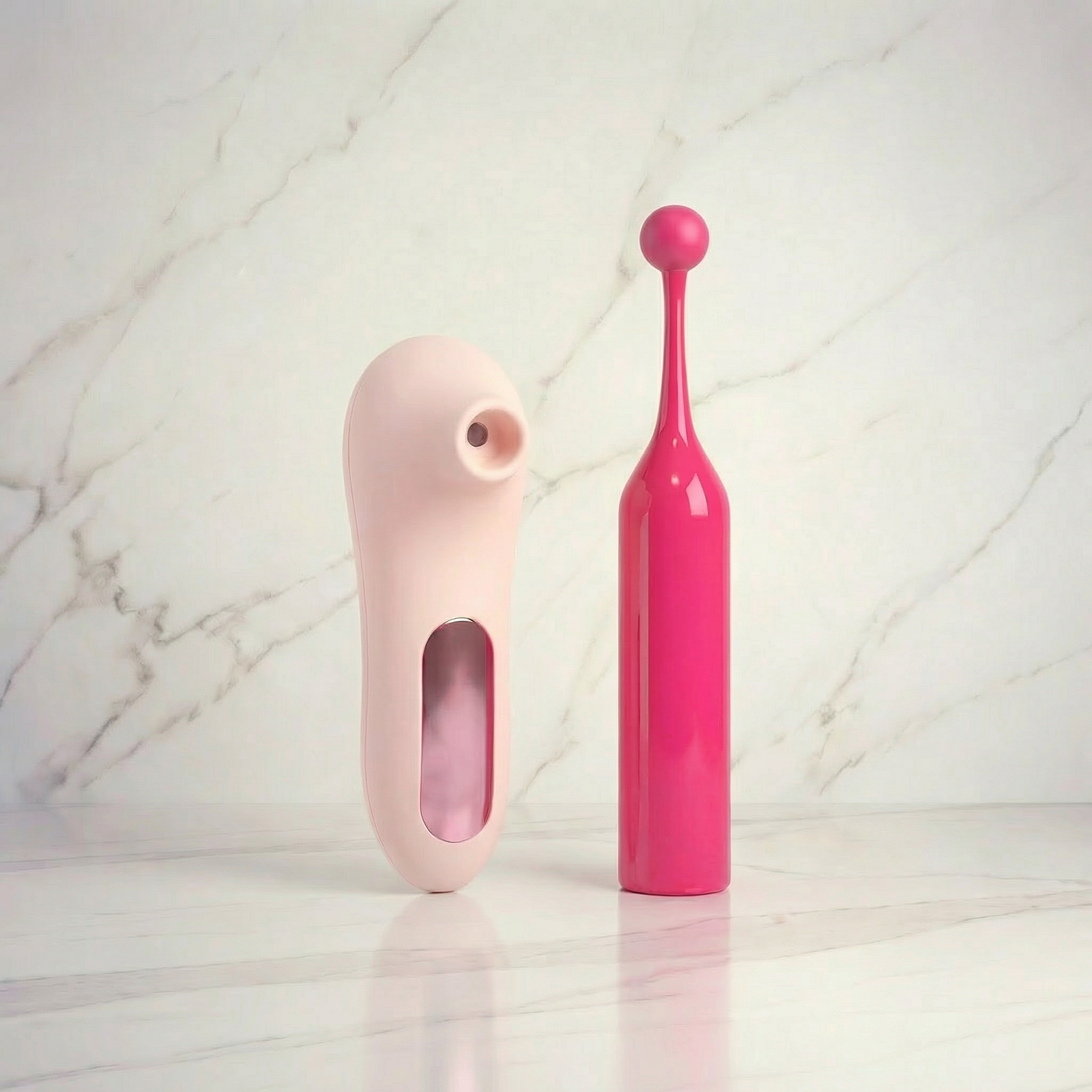 Detail van Rocky luchtdruk-vibrator en Rock Star pinpoint-vibrator, specificaties