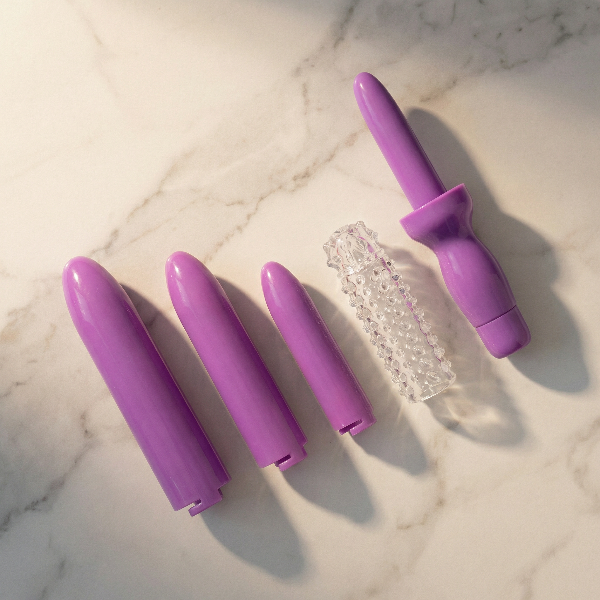 Dr. Laura Berman dilatorset met meerdere formaten op neutrale achtergrond