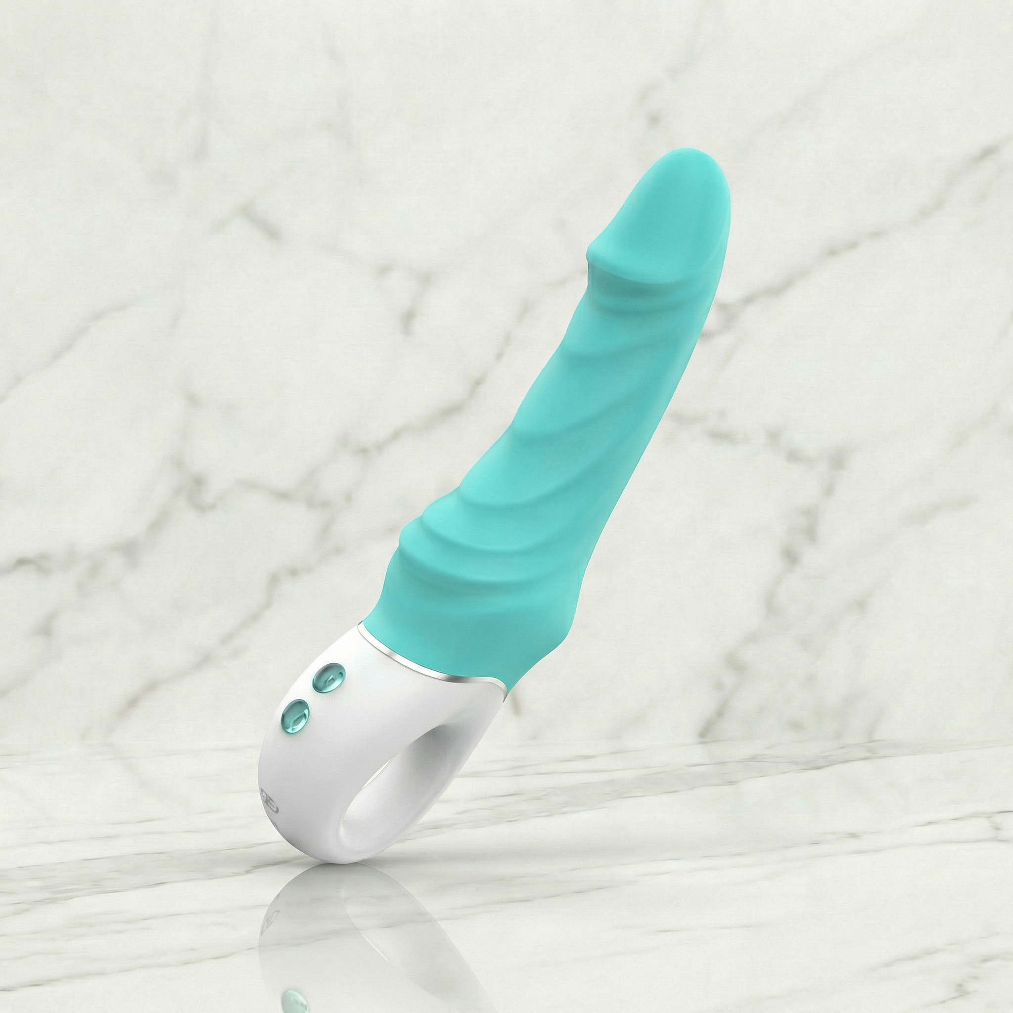 Sea Star krachtige vibrator van De Paarse Keizerin, superzacht en flexibel ontwerp op witte achtergrond