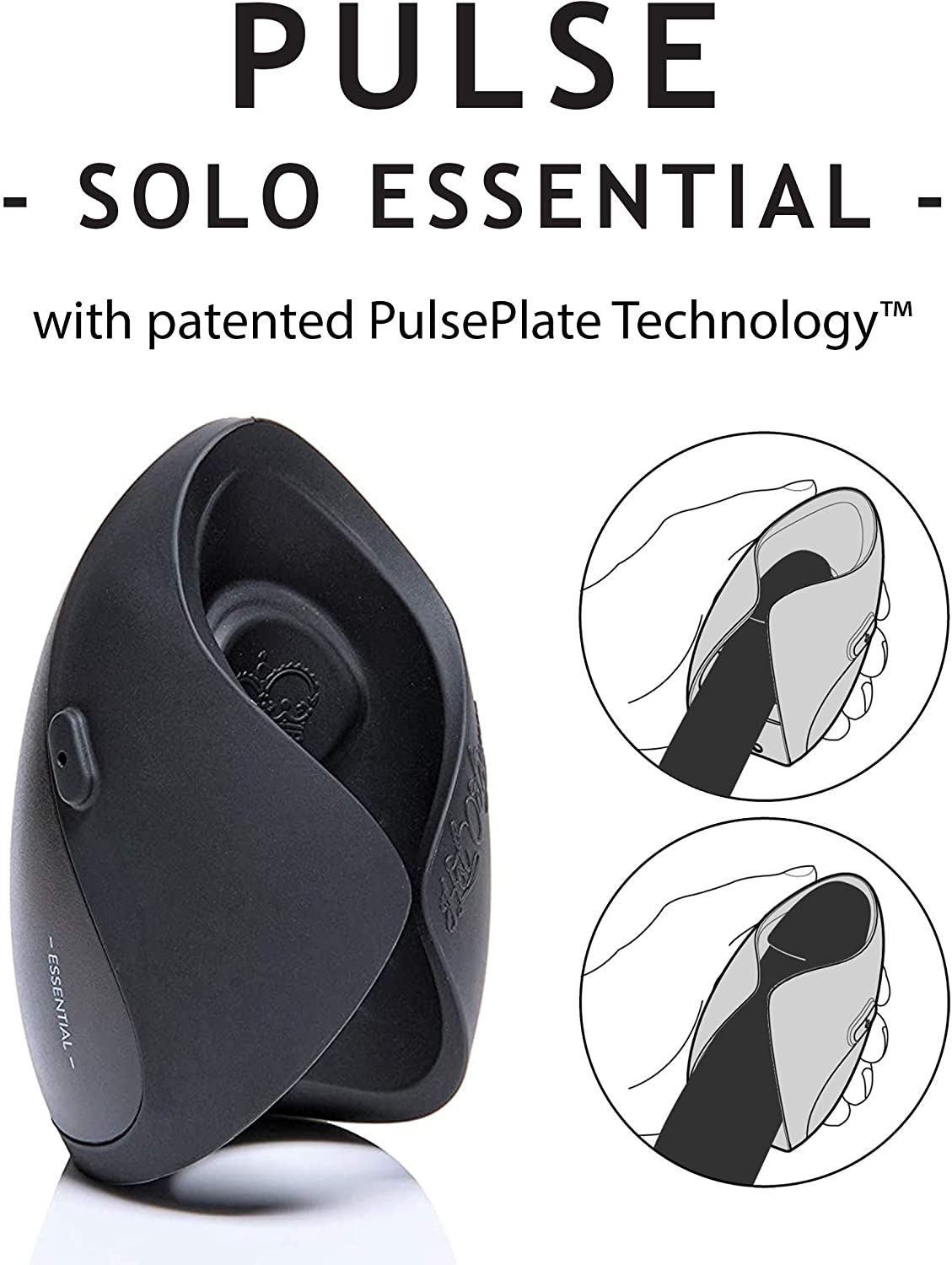 Stijlvolle presentatie van zwarte Octopuss Pulse Solo Essential in luxe sfeer